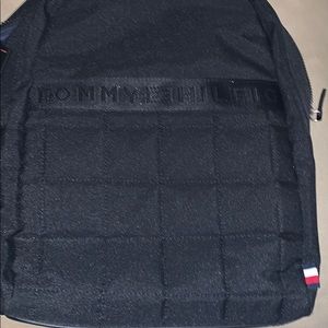 Black Tommy Hilfiger backpack